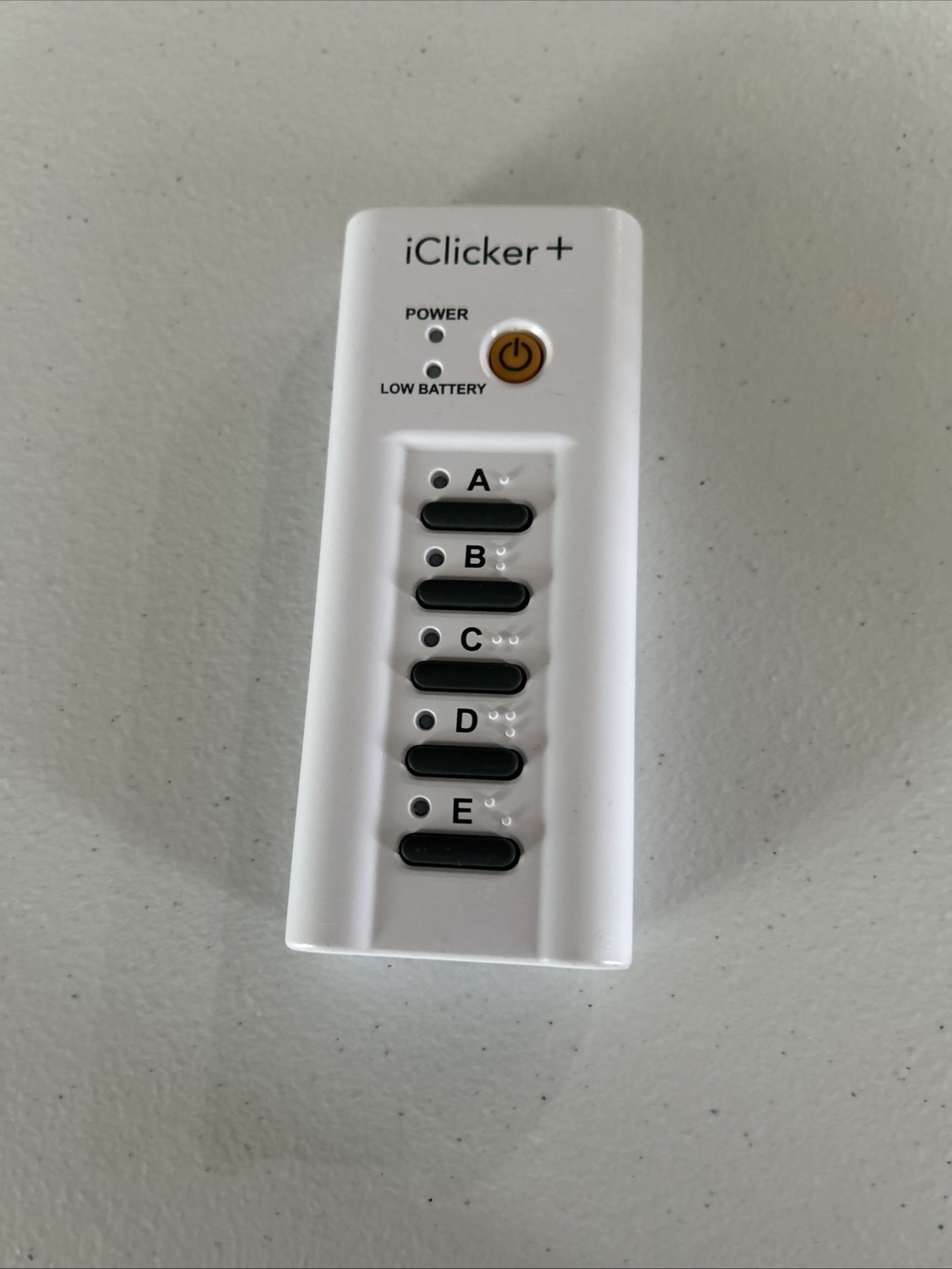 iClicker + Plus, Student Response Remote Control, Model #RLR15