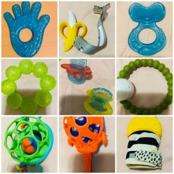 Bundle of Baby theethers for 3 to 6 months