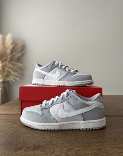 Dunk Low Kids Pure Platinum Wolf Grey