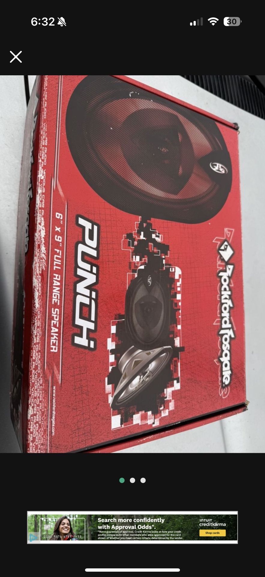 Rockford Fosgate Punch 6x9 Speakers New