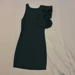 Women’s One Shoulder Green Dress Size Small