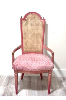 Vintage Style Cane-Back Armchair 🛋️ Read Description