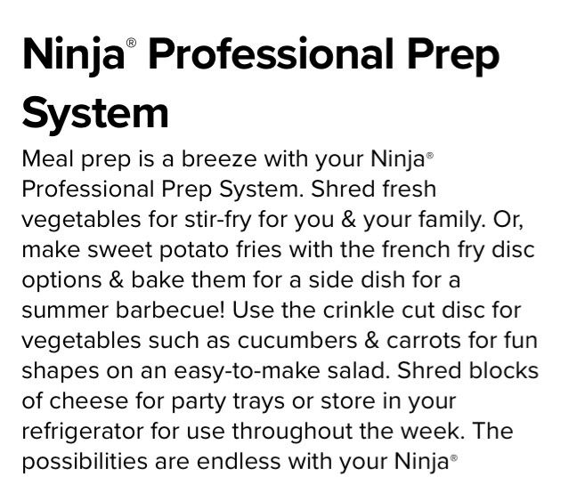 NINJA. Professional prep system XSK770 for Sale in Oakland Park, FL
