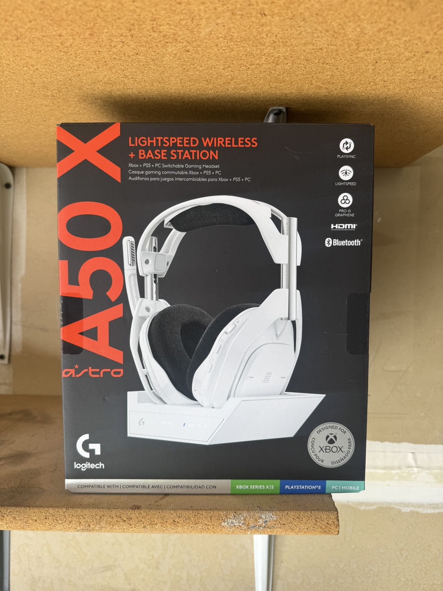Astro A50 Wireless Bluetooth Gaming Headset White