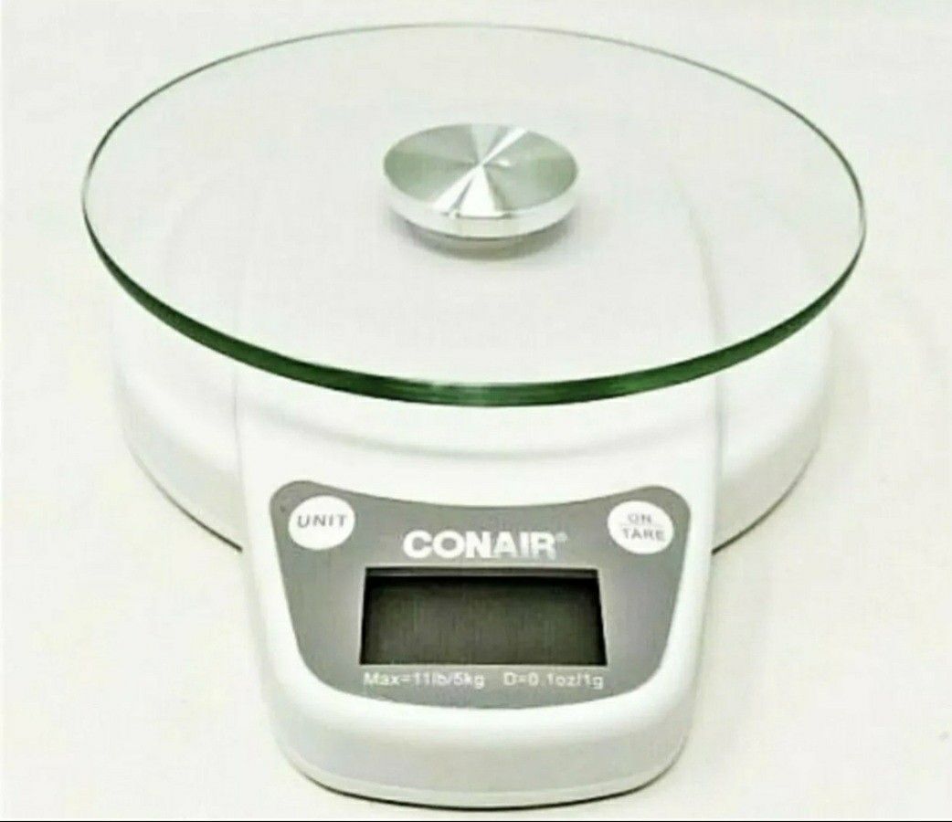 Conair Digital Food Scale Battery Operated 11 lb Capacity Model CNF1130 NEW