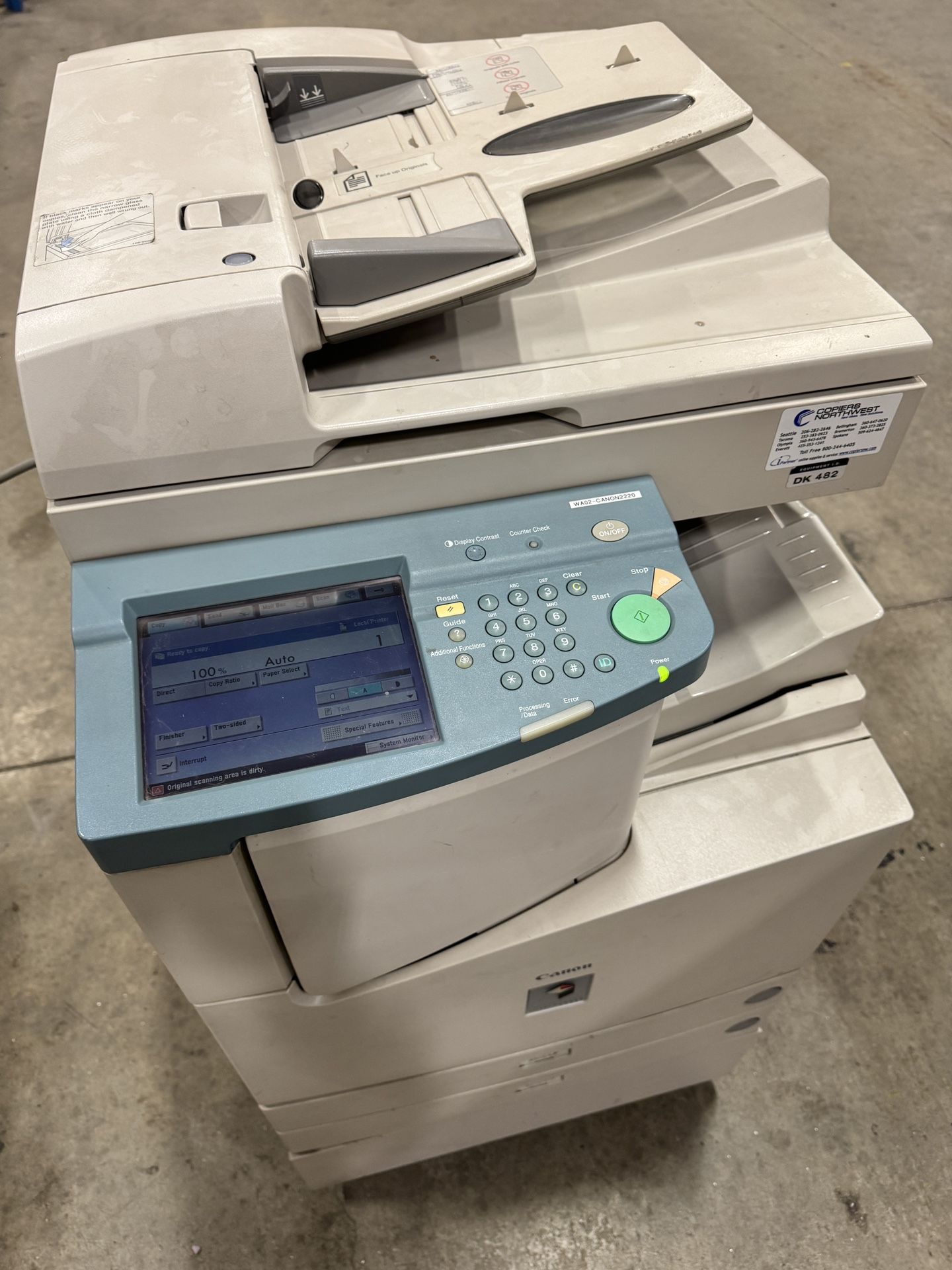 Canon imageRUNNER 2220i Mono Laser MFP Office Printer