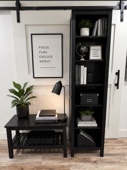 Bookcase and Table - Matching Set