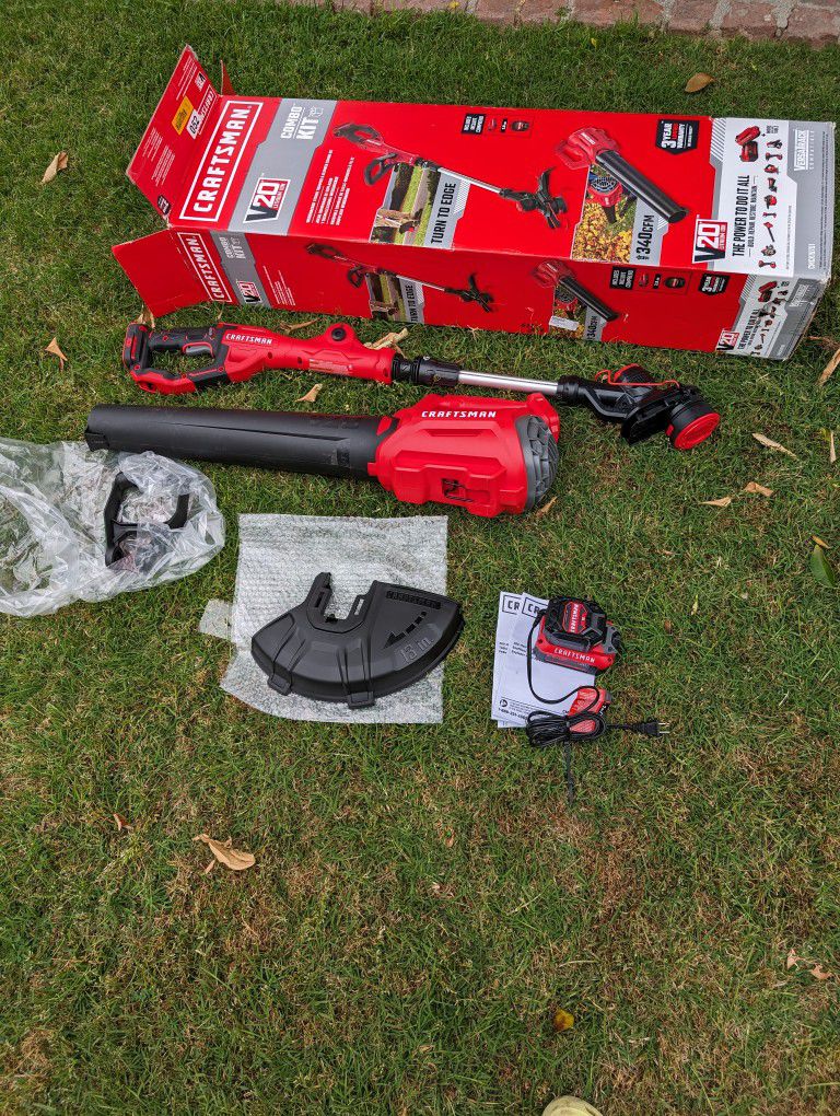 Cordless Craftsman Leaf Blower And String Trimmer New