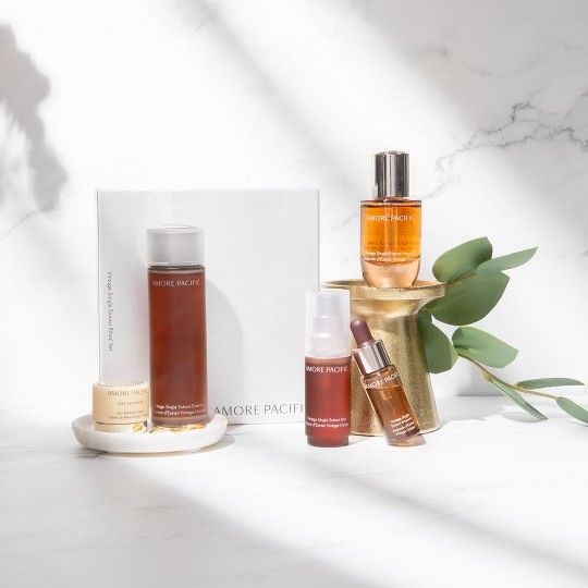 Amore Pacific Vintage Single Extract Ritual Set Anti Aging Essence