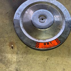 Ford 351 air cleaner with K&N air filter Sbf