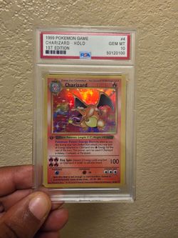 1999 Pokemon Charizard Holo 1st Edition PSA 10