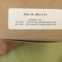 John M.Maris Double Scale Grade 1dr/5ml And 2dr/10ml