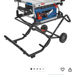 Bosch Job Site Table Saw 10” And Stand 