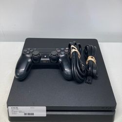 Sony Playstation 4 PS4 Slim 1TB Console With Controller And Wires
