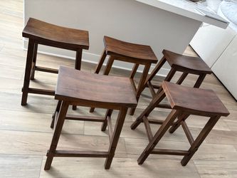 Counter bar stool set of 5