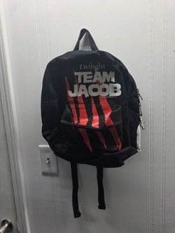 NECA The Twilight Saga "Team Jacob" Black & Red Slash Backpack