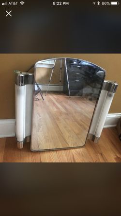 Antique medicine cabinet mirror