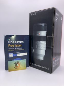 Sony FE 70-200mm F2.8 GM II Preowned Lens