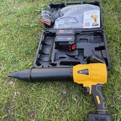 High RPM Cordless Leaf Blower - 48V Electric Handheld Leaf Blower with 2 Batteries & Fast Charger - Lightweight for Patio, Lawn, Yard, Deck Cleaning