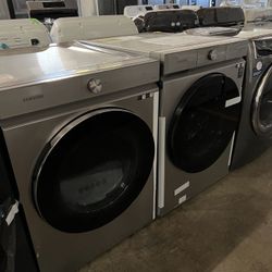Samsung Bespoke Platnium Washer And Dryer Set 8 YBS