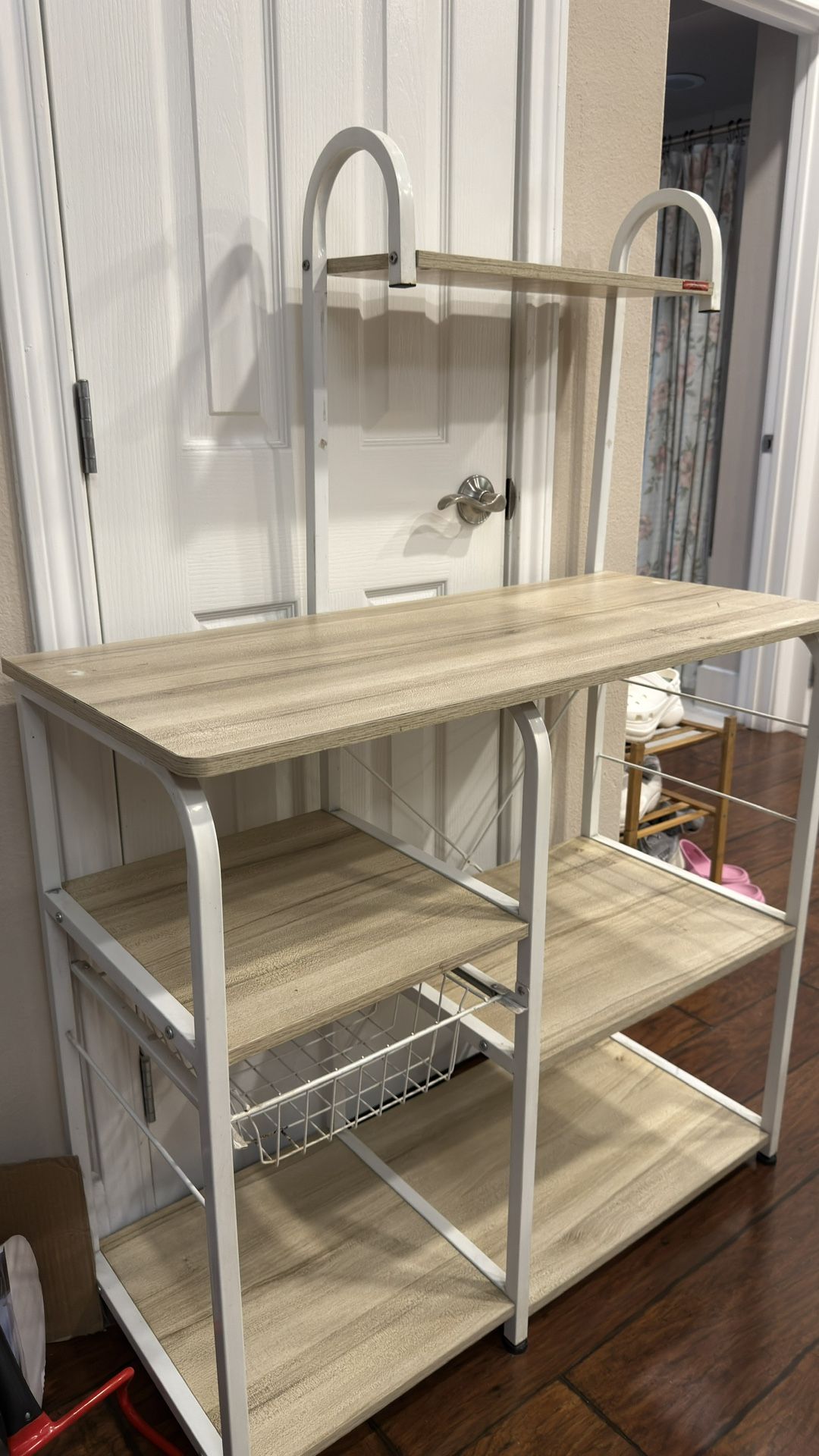 Kitchen Rack / Utility Storage Shelf with Basket”