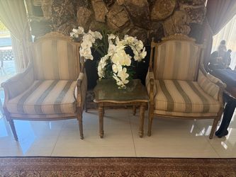 French Louis XVI Style Bergère Chairs and couch