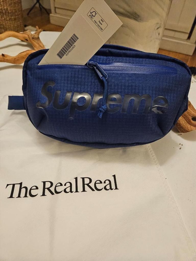 Supreme Body Bag Supreme Logo Nylon Blue Crossbody Bag Shoulder bag Men's Unisex