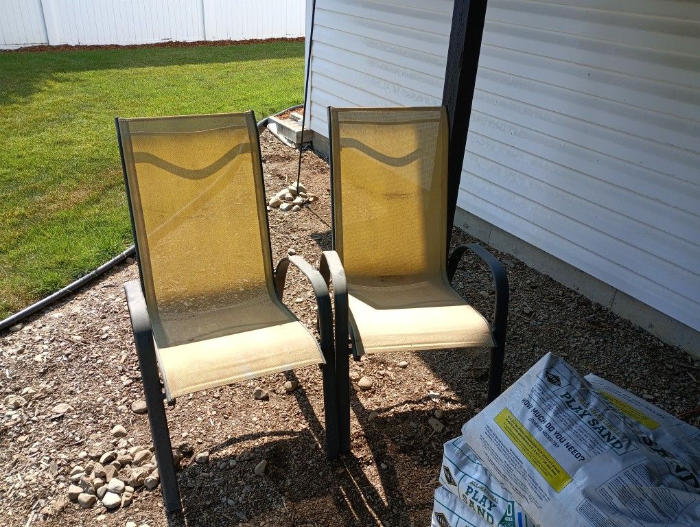 Chair Lawn Chair Metal Frame