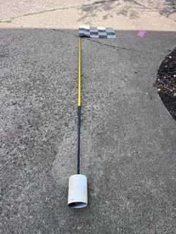 Golf flagstick and cup