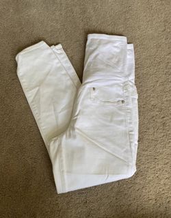 Gap Maternity White Jeans Size 6 short