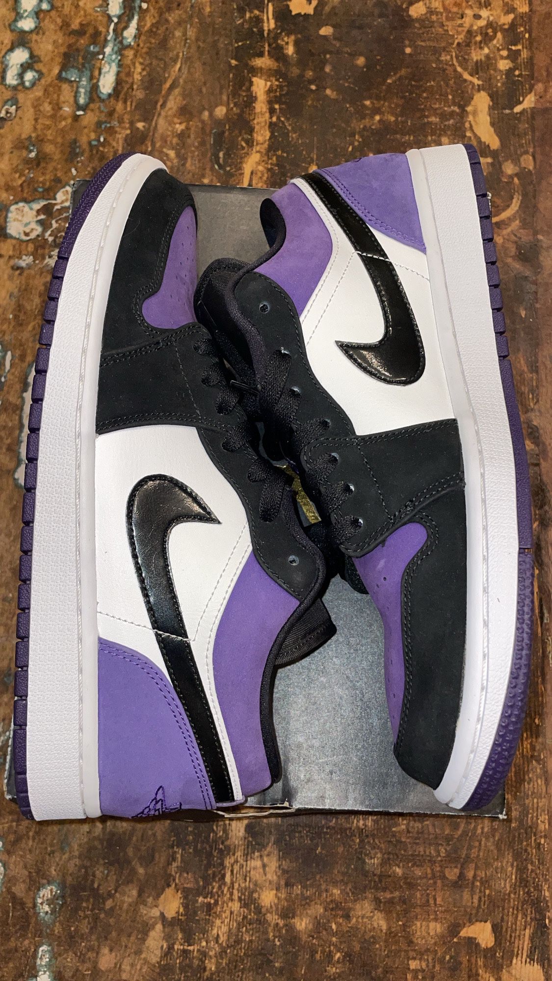 Air Jordan 1 Low Court Purple Men’s Size 10