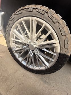 Rims with tires