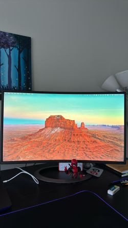 Scepter 27’’ Curved 75Hz LED Monitor Full HD 1080P HDMI DisplayPort VGA Speakers (C275W-1920R)