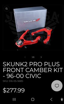 Skunk2 pro series front camber kit