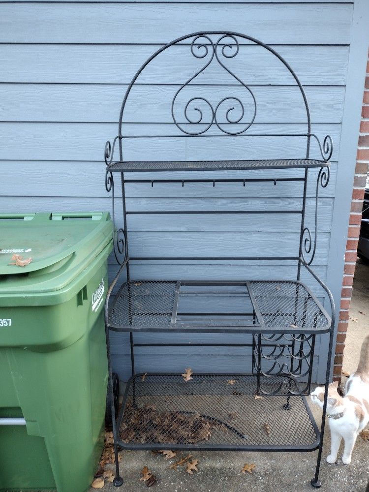Wrought Iron Bakers Rack