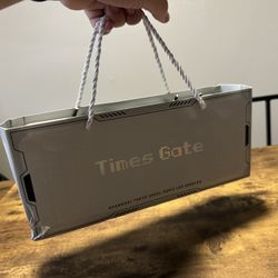 Times Gate Pixel Art Informative Display Digital Clock Gift with IPS Screen