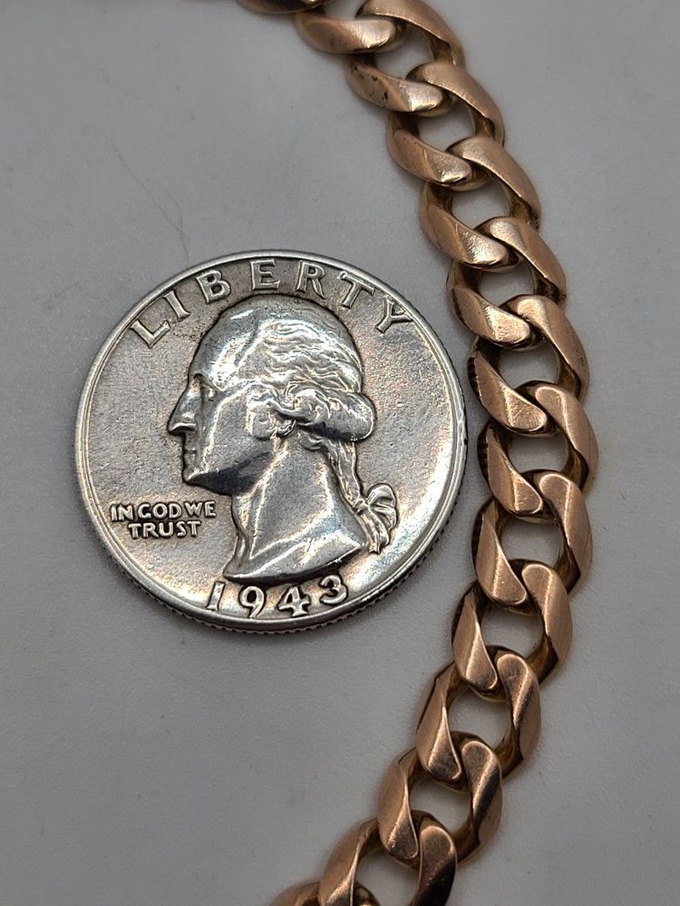 14K Rose Gold Miami Cuban Link Bracelet