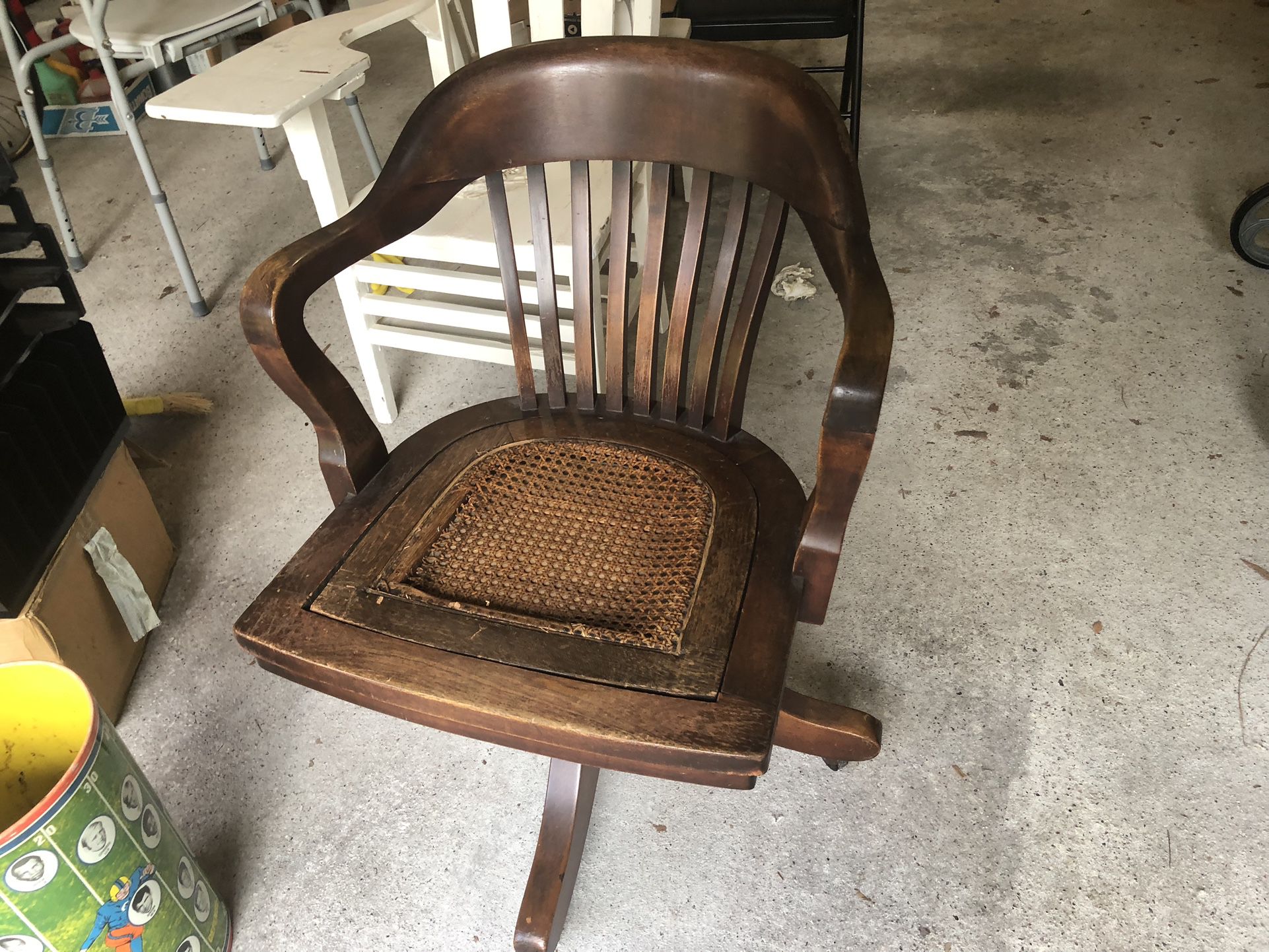 Antique Cane Bottom Chair