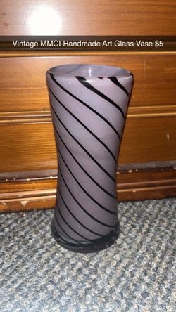 Vintage MMCI Art Glass Vase