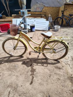 Yellow Cruiser Bike