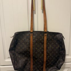 Auth Louis Vuitton Flanerie 45 Shoulder Bag Monogram Canvas Tote