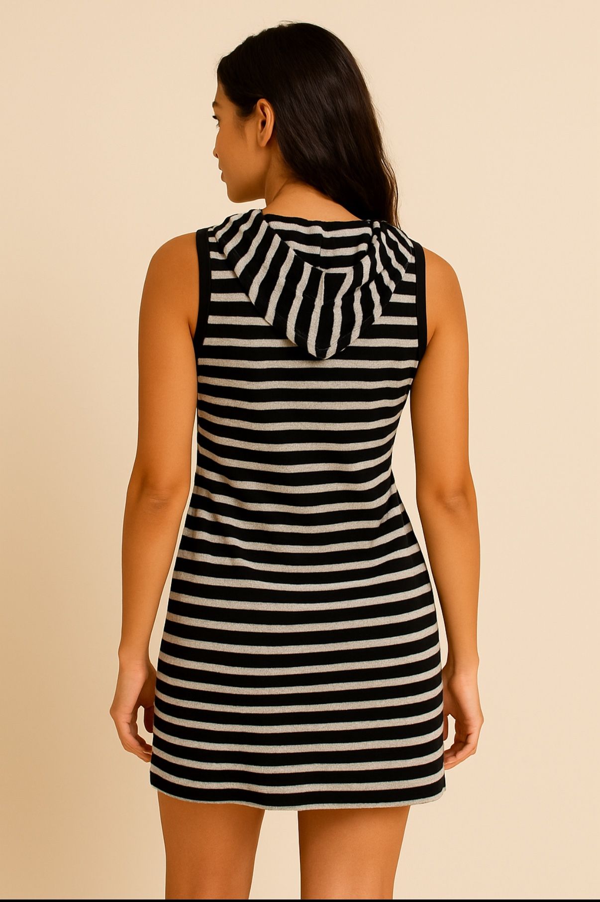 Women’s swimsuit cover up with hood