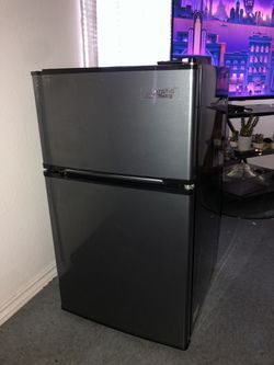 King 3.2 Cu ft Two Door Compact Refrigerator with Freezer