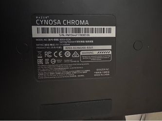 Razer CYNOSA CHROMA keyboard