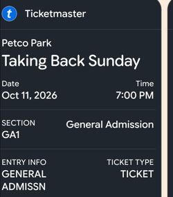 Taking Back Sunday