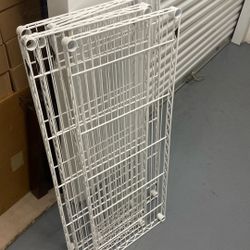 Metal Shelves On Wheels Storage Rack  5 Shelf