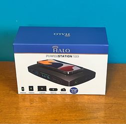 New in Box Sealed HALO PowerStation 100 Portable Wireless Charging