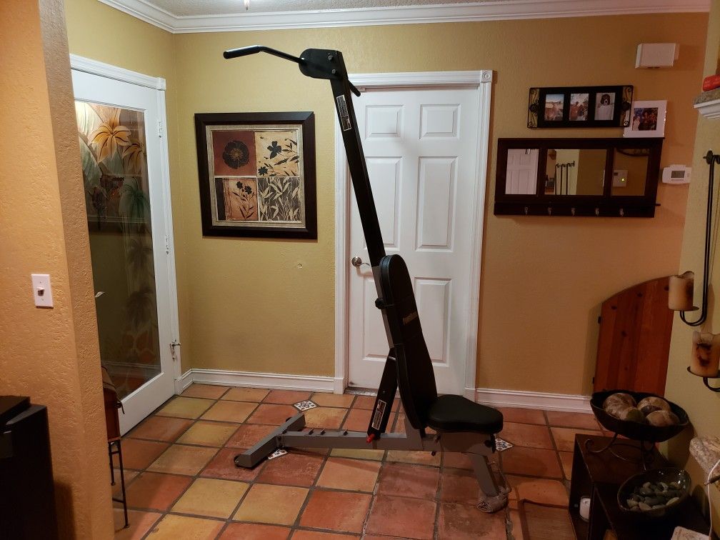 Powerblock Sport Weight Bench with Pull up Bar Attachment