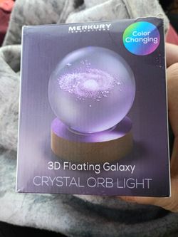 Merkury 3D Floating Galaxy Crystal Orb Light