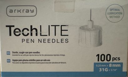 TechLite Pen Needles 8MM 31G
